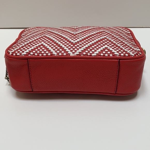 NWT Michael Kors Leather Chevron Crossbody Medium - Picture 12 of 15